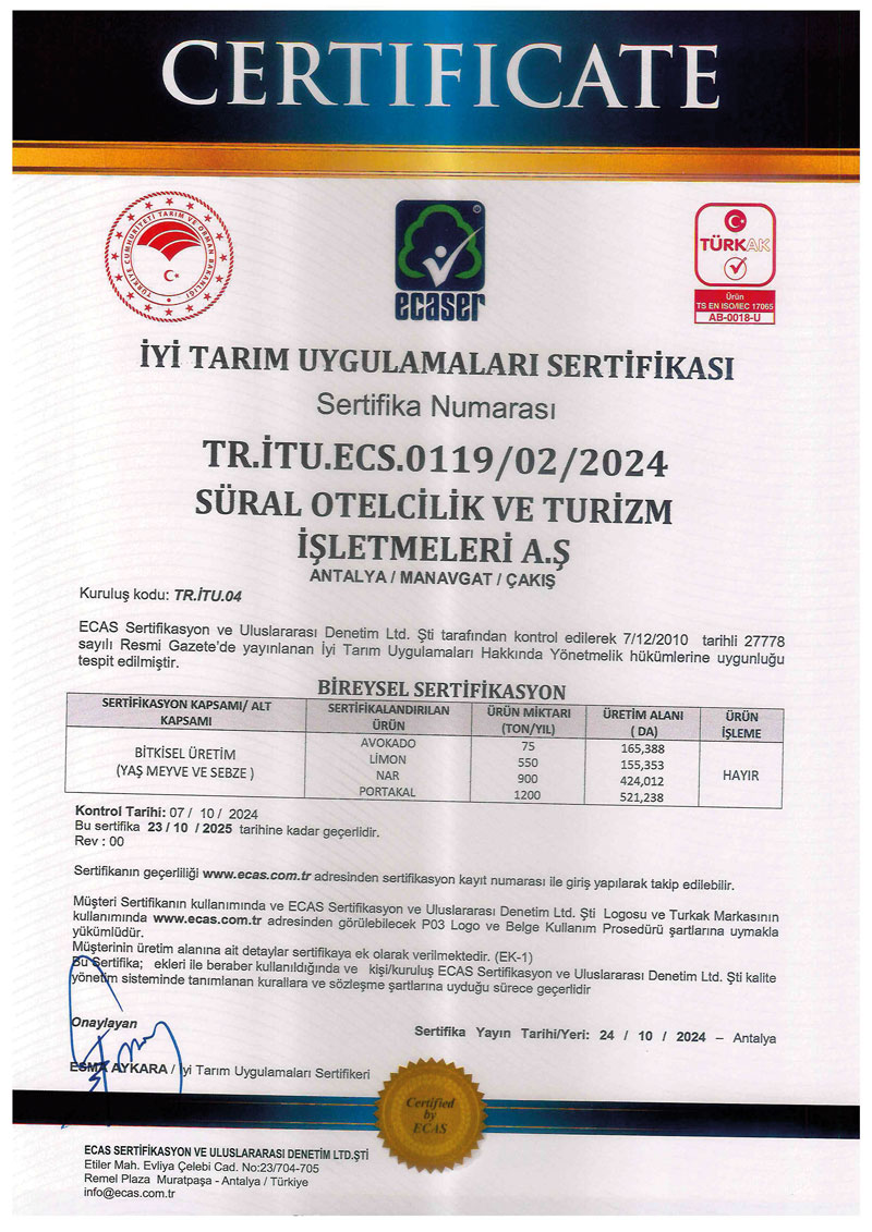 Certificates