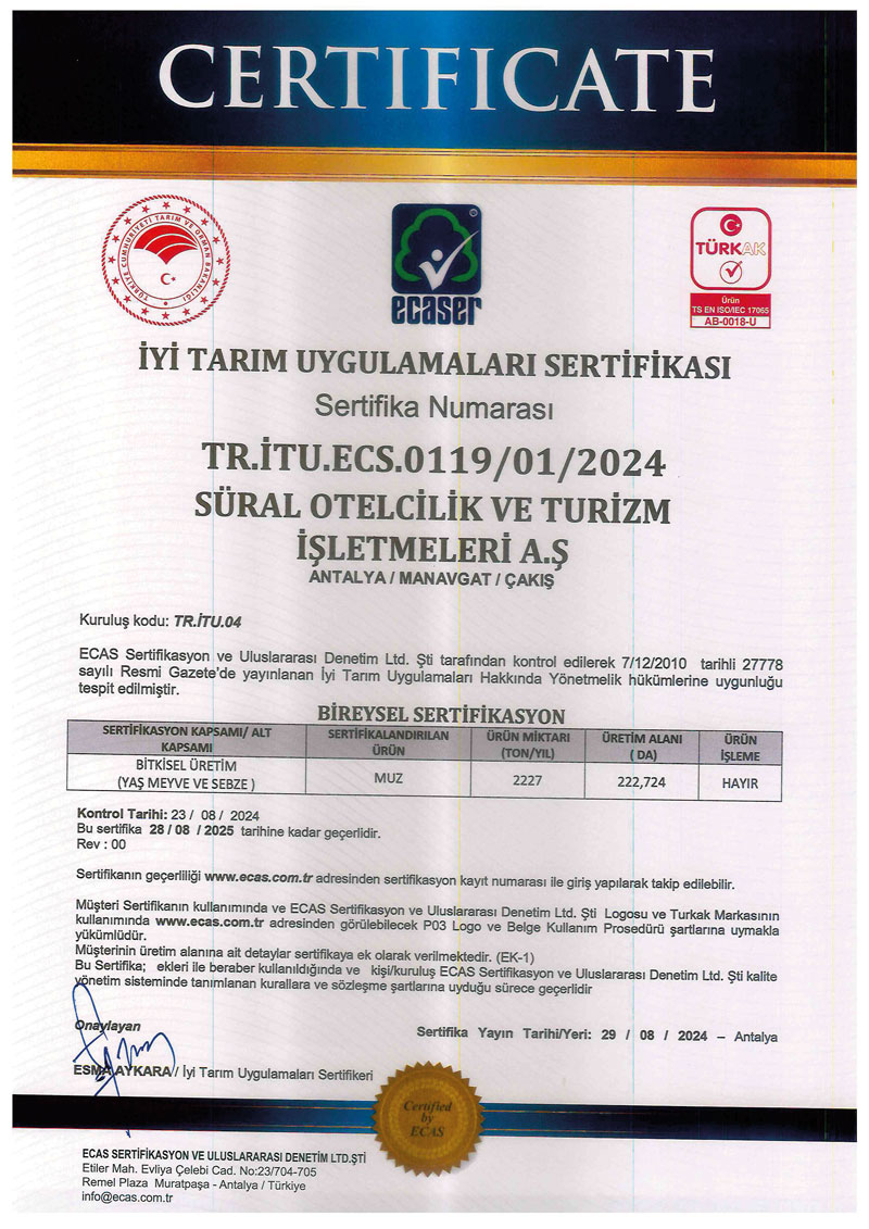 Certificates